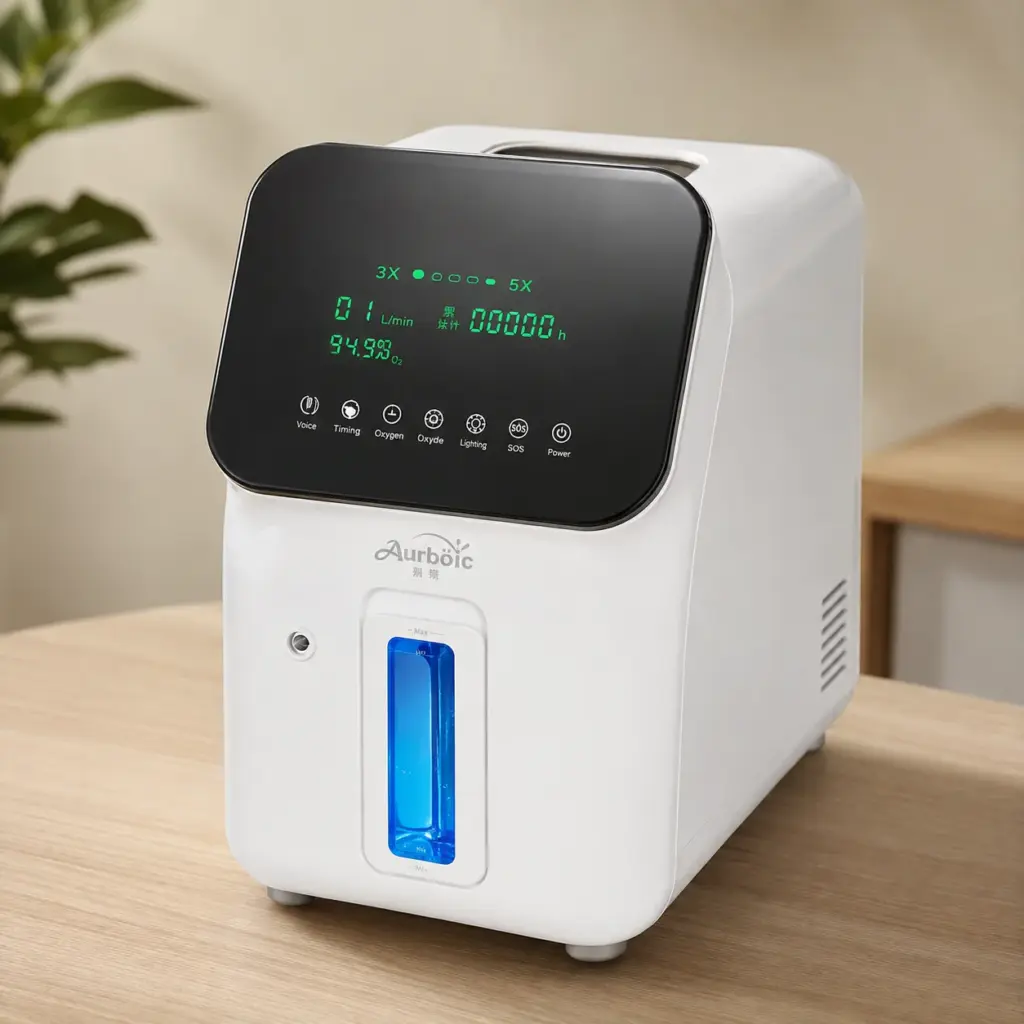 Portable 1-7L Oxygen Concentrator with Anion Function