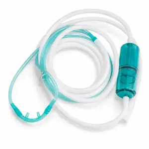 Oxygen concentrator accessory water trap and nasal cannula kit