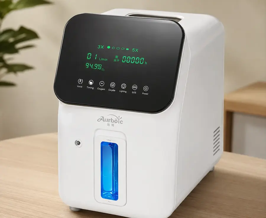 Portable 1-7L Oxygen Concentrator with Anion Function